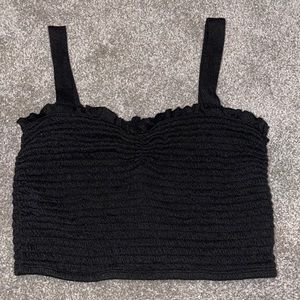 Ribbed crop top